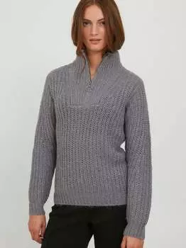 Вязаная кофта B.Young, серый