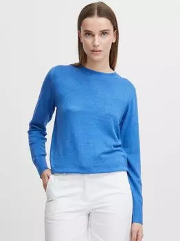 Вязаная кофта B.Young, синий