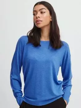 Вязаная кофта B.Young, синий