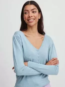 Вязаная кофта B.Young, синий