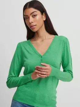 Вязаная кофта B.Young, зеленый