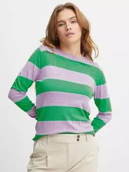 Вязаная кофта B.Young, зеленый