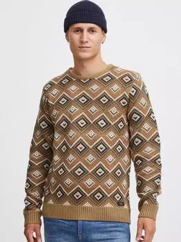 Вязаная кофта Blend, коричневый