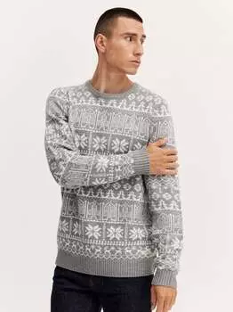 Вязаная кофта Blend, серый