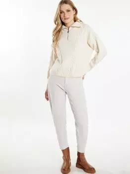 Вязаная кофта Dreimaster, белый