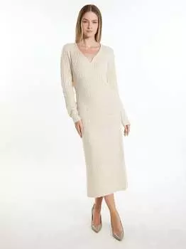 Вязаная кофта Dreimaster, бежевый