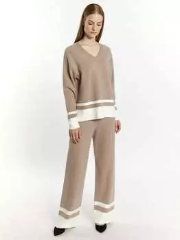 Вязаная кофта Dreimaster, коричневый