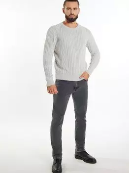 Вязаная кофта Dreimaster, серый