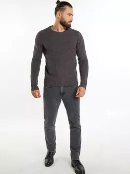 Вязаная кофта Dreimaster, серый