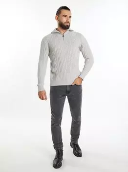 Вязаная кофта Dreimaster, серый