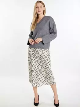 Вязаная кофта Dreimaster, серый