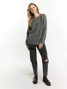 Вязаная кофта Dreimaster, серый