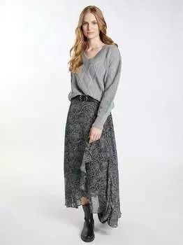 Вязаная кофта Dreimaster, серый