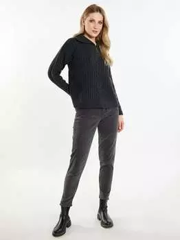 Вязаная кофта Dreimaster, серый