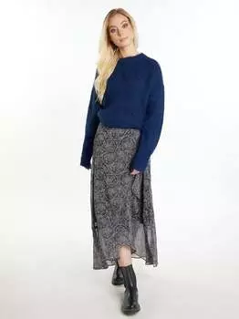 Вязаная кофта Dreimaster, синий