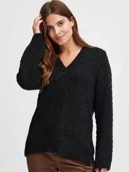 Вязаная кофта Fransa, черный