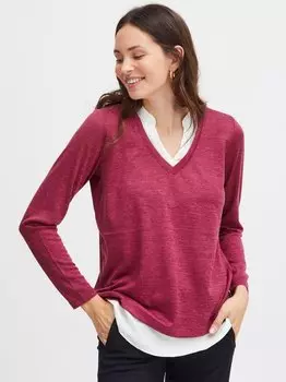 Вязаная кофта Fransa, розовый