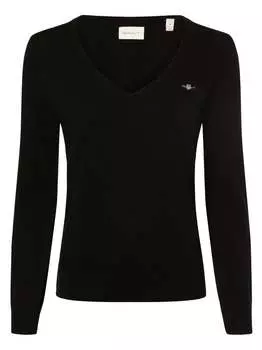 Вязаная кофта Gant, черный
