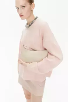 Вязаная кофта H&M, розовый