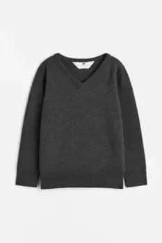 Вязаная кофта H&M, серый
