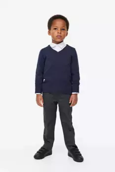 Вязаная кофта H&M, синий