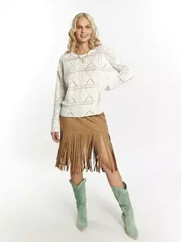 Вязаная кофта Izia, белый