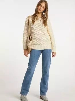 Вязаная кофта Izia, белый