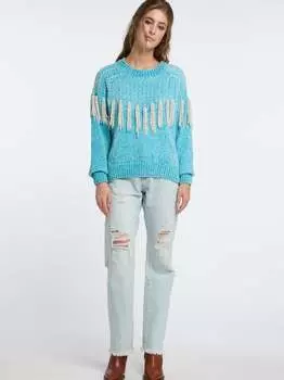 Вязаная кофта Izia, бирюзовый