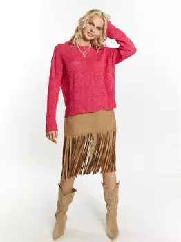 Вязаная кофта Izia, розовый