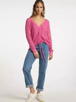 Вязаная кофта Izia, розовый