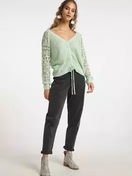 Вязаная кофта Izia, зеленый