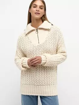 Вязаная кофта Mustang, белый