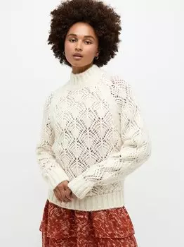 Вязаная кофта Mustang, белый