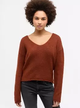 Вязаная кофта Mustang, красный