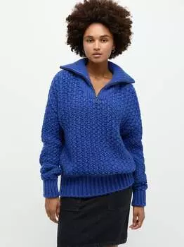 Вязаная кофта Mustang, синий