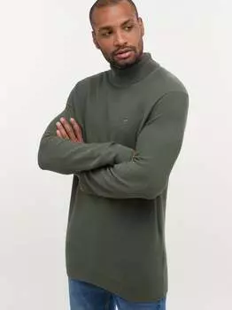 Вязаная кофта Mustang, зеленый