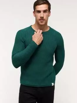 Вязаная кофта Mustang, зеленый