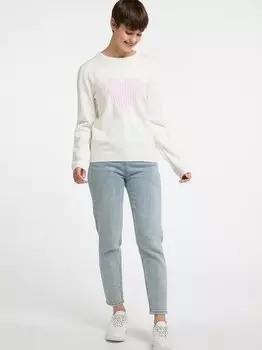 Вязаная кофта Mymo, экрю