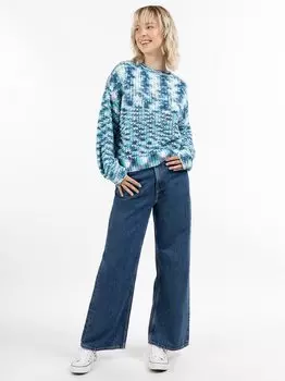 Вязаная кофта Mymo, бирюзовый