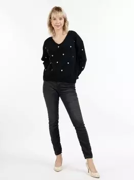 Вязаная кофта Mymo, черный