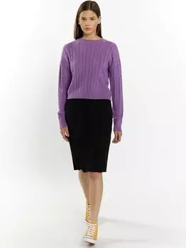 Вязаная кофта Mymo, фиолетовый
