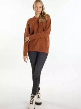 Вязаная кофта Mymo, коричневый