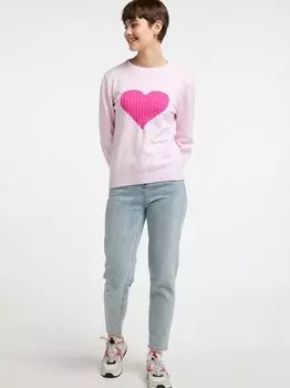 Вязаная кофта Mymo, розовый