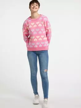 Вязаная кофта Mymo, розовый