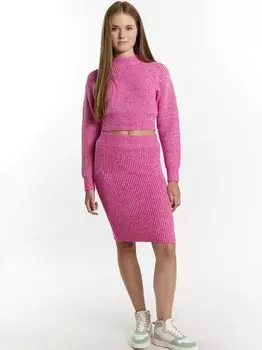 Вязаная кофта Mymo, розовый