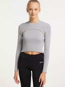 Вязаная кофта Mymo, серый