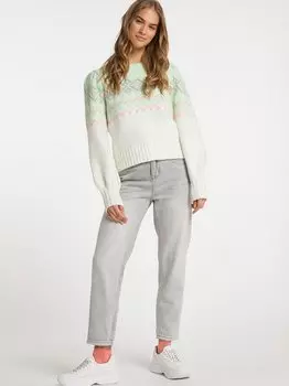 Вязаная кофта Mymo, зеленый