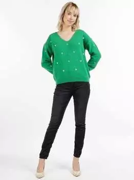 Вязаная кофта Mymo, зеленый