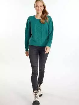 Вязаная кофта Mymo, зеленый