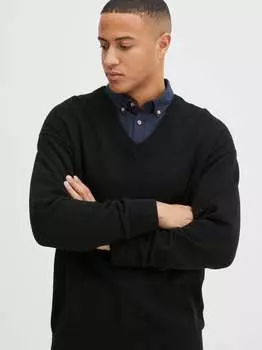 Вязаная кофта Solid, черный